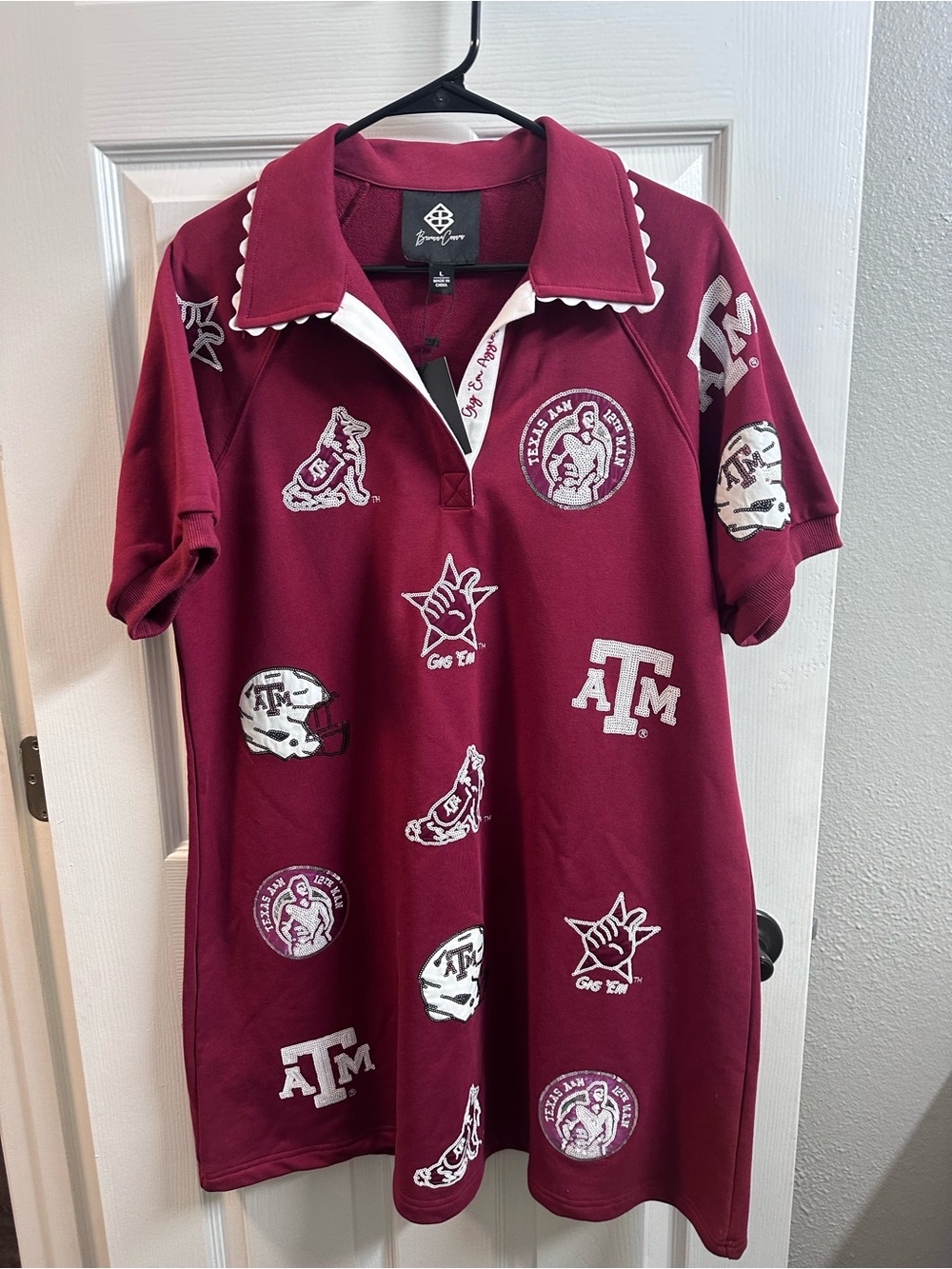 Brianna Cannon Texas A&M Aggies Game Day Dress NWT Women’s Large Licensed SEC